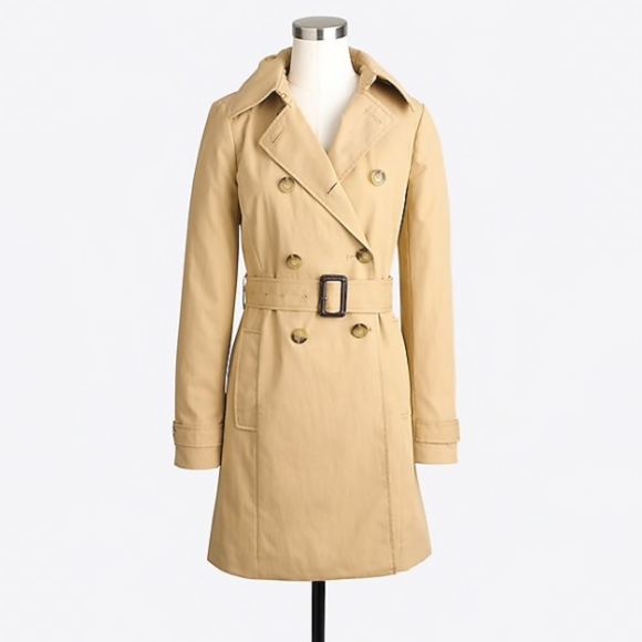 J. Crew Jackets & Blazers - J. Crew Factory Trench Coat Size 12 Tan